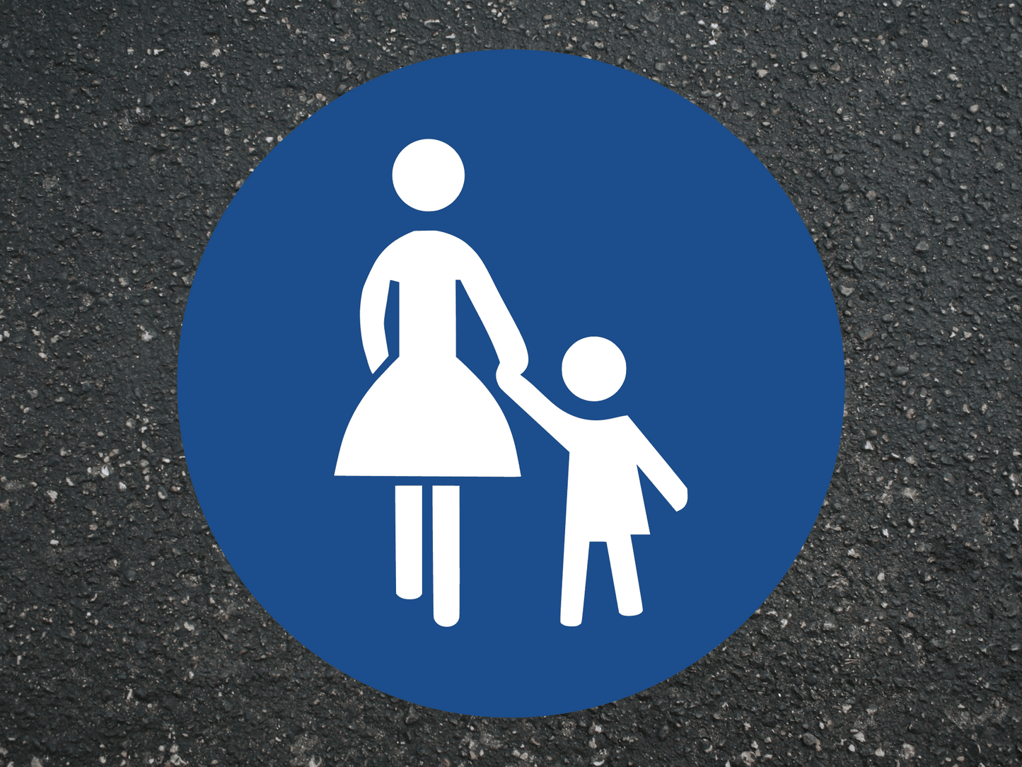 Gehweg | Schablone ergänzend für Schablonen-System kreisförmig