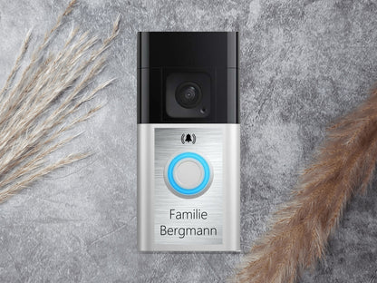 Klingelschild passend für Ring Video Doorbell Plus