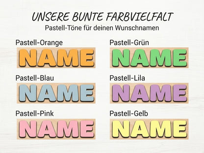 Personalisiertes Magnet-Set für Kinderzeichnungen (3er-Set) – Holzmagnet "Schau mal, was..." für kleine Künstler