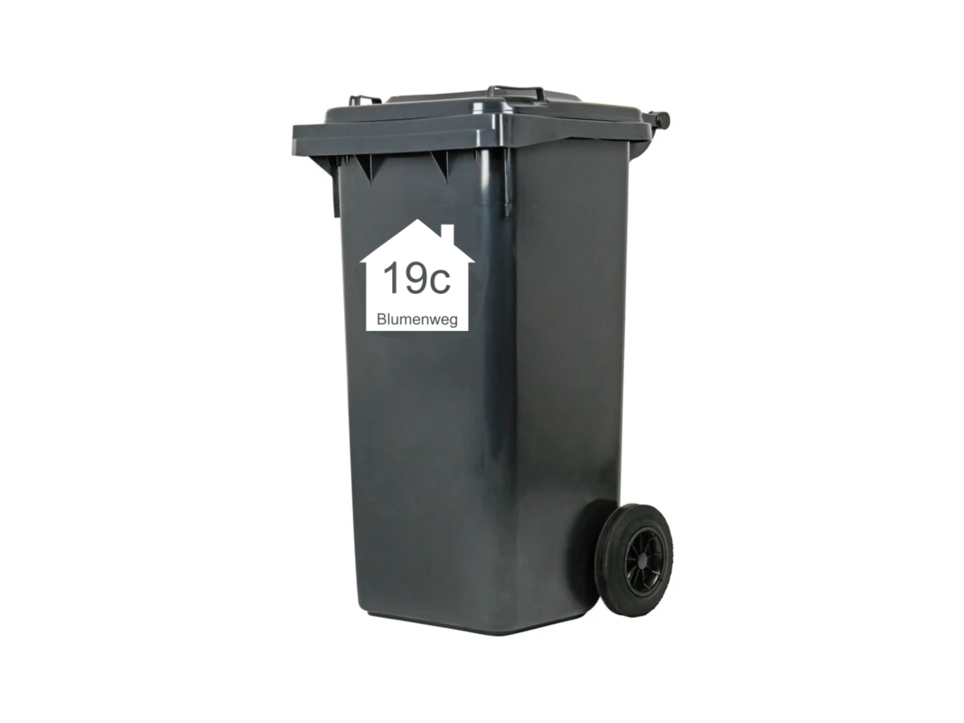 Aufkleber für Mülltonnen oder Abfallbehälter - Design Haus