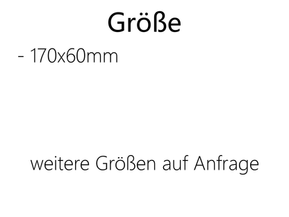 Türschild "Hier wohnt ein Feuerwehrmann mit der Flamme seines Lebens" aus Holz